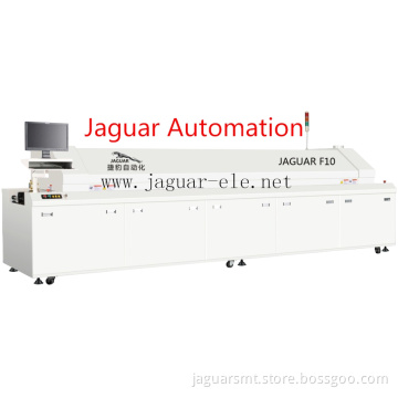 Energy Efficient 10 Zones LED Convection Reflow Oven